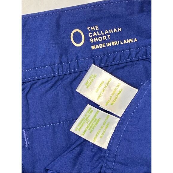 Lilly Pulitzer 22119 Callahan Short Textured Bomber Blue 4.5" Shorts sz 0 NWT - Picture 3 of 11